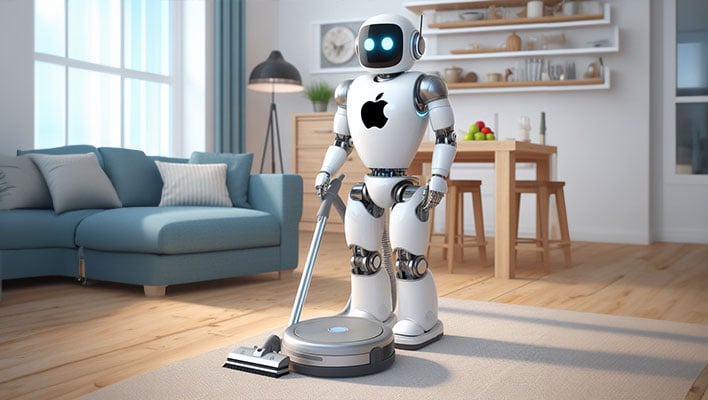 apple-robot-vacuuming