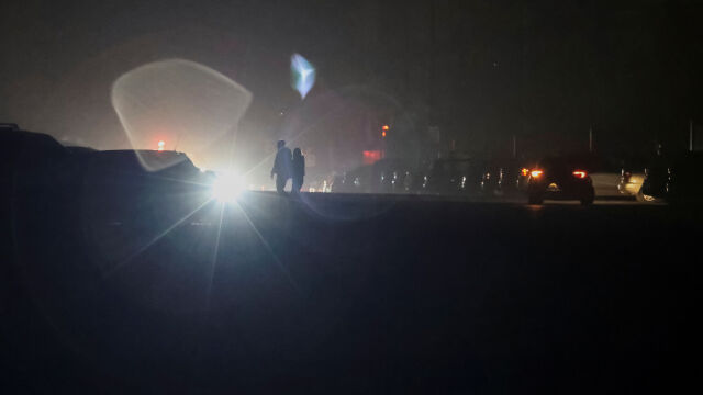 City without electricity after critical civil infrastructure was hit by Russian drone and missile attacks in Kharkiv